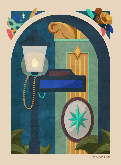 itsamonroe:« New Orleans Square »The Blue BayouPirates of the CaribbeanCourt of Angels Royal Street The Haunted Mansion – Interior The Haunted Mansion – Exterior   Complete Tagged Series // Society 6 // RedbubbleAnd with that, ladies and