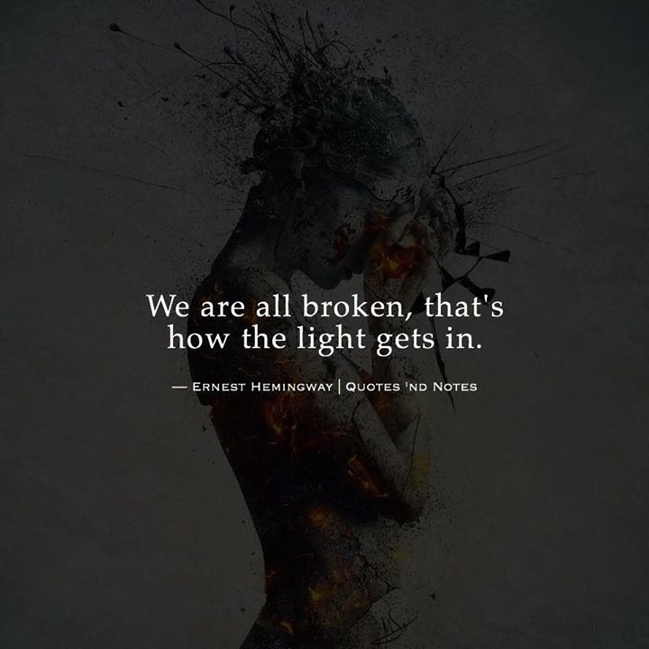 Quotes - are broken, that's how the light gets in.”...
