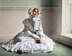 imperial-russia:  Tamara Karsavina (originally black and white image coloured by me)