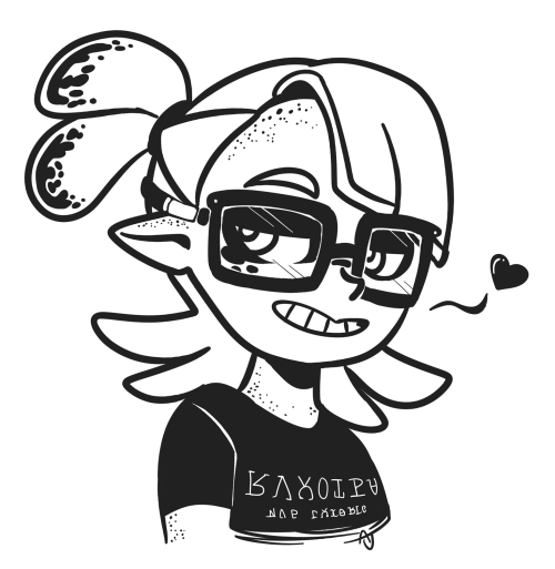 inkie-heart:  I’ve drawn a lot of squid kids lately (but that’s probably not surprising) 