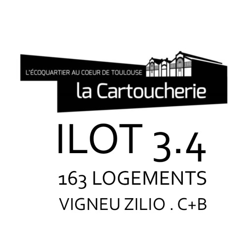 Nous sommes sélectionnés avec Vigneu Zilio pour le concours de 163 logements ZAC de la Cartoucherie.