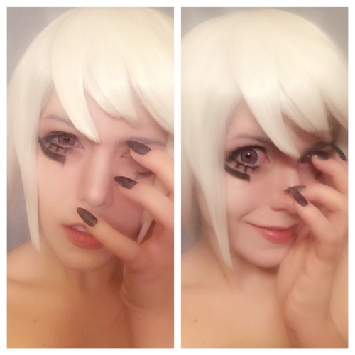 Cia makeup test! Now to both work on the actual costume and my poor excuse for a crazy face.