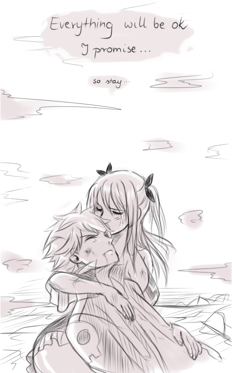 shandisworld: Doodle with Nalu in kinda sad situation…*sniff* 