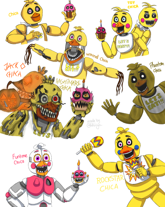 Withered funtime Chica