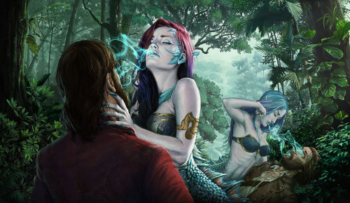 Siren: Magic Kiss  Amir Khan Dj. Afscharwww.artstation.com/artwork/J9B3WD 