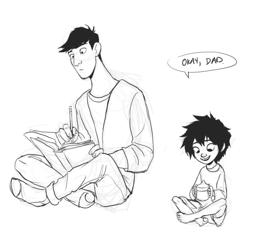 uponagraydawn:okay but tadashi as a single parent