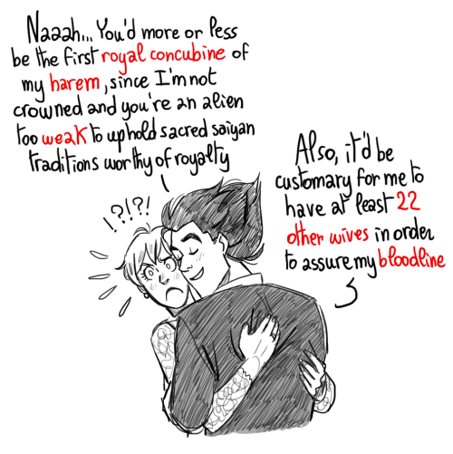 Sex stupidoomdoodles:  saiyans are romantics pictures