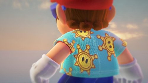 nintendocafe:This is the Resort Outfit, which Mario first wore in Super Mario Sunshine, back in 2002