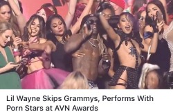 gunshyghosts:  towritelesbiansonherarms: thyngsy: Priorities @gunshyghosts  Can’t blame him  I mean, when you&rsquo;re Wayne, what&rsquo;s a Grammy? Fuck a Grammy, live it up!
