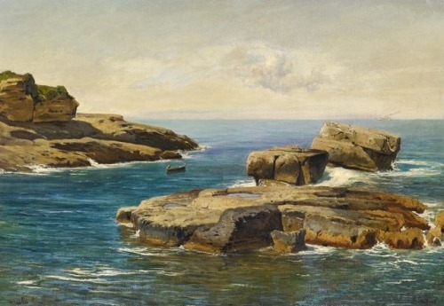 Ascan Lutteroth, The Rocky Coast of Sorrent