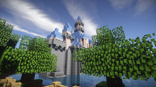 theminecraftboys:  More recent photos of Disneyland in Minecraftia project