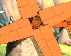 whisper-s-of-the-heart:  The Valley of the Wind/Village Scenery - Nausicaa of the