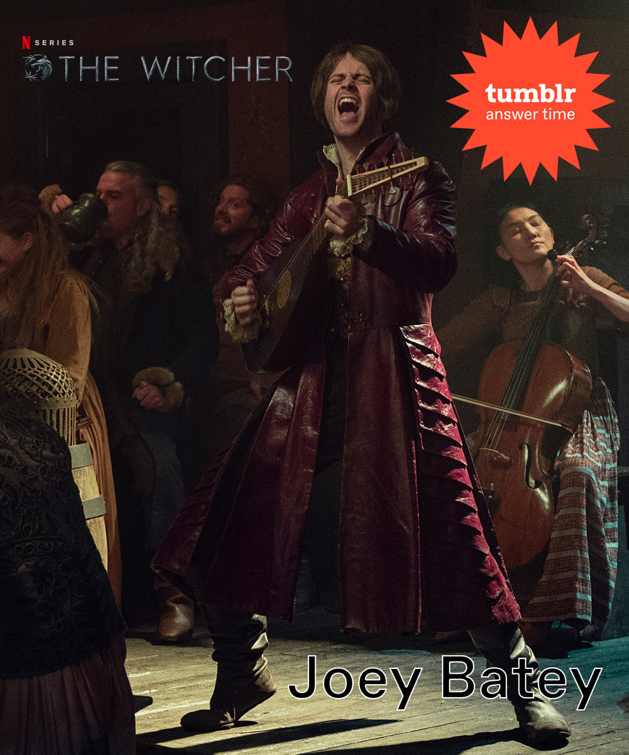 netflix:
“Ready to get bardcore? The Witcher’s Joey Batey, aka Jaskier aka everyone’s favorite bard, will be answering some of your burning questions during his Answer Time on December 17th at 12pm PT / 3pm ET. Ask Away: netflix.tumblr.com/ask
The...