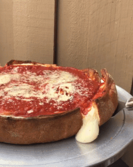 cravingforcooking:Deep Dish Chicago Style Pizza