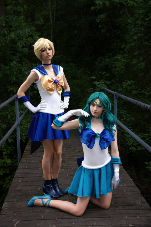 sistersenshi: Sailor Uranus & Sailor Neptune // Cat & ChrissyPhotography by: Carissa IaconoS