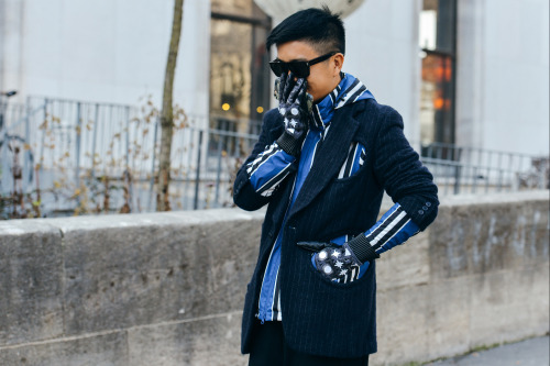 Streetstyle inspirAsians during Men&rsquo;s Fashion Week Photos: Tommy Ton for style.com