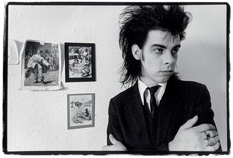 rimbaudwasademonchild: Nick Cave in London, May 1982. Photo by Bleddyn Butcher. via