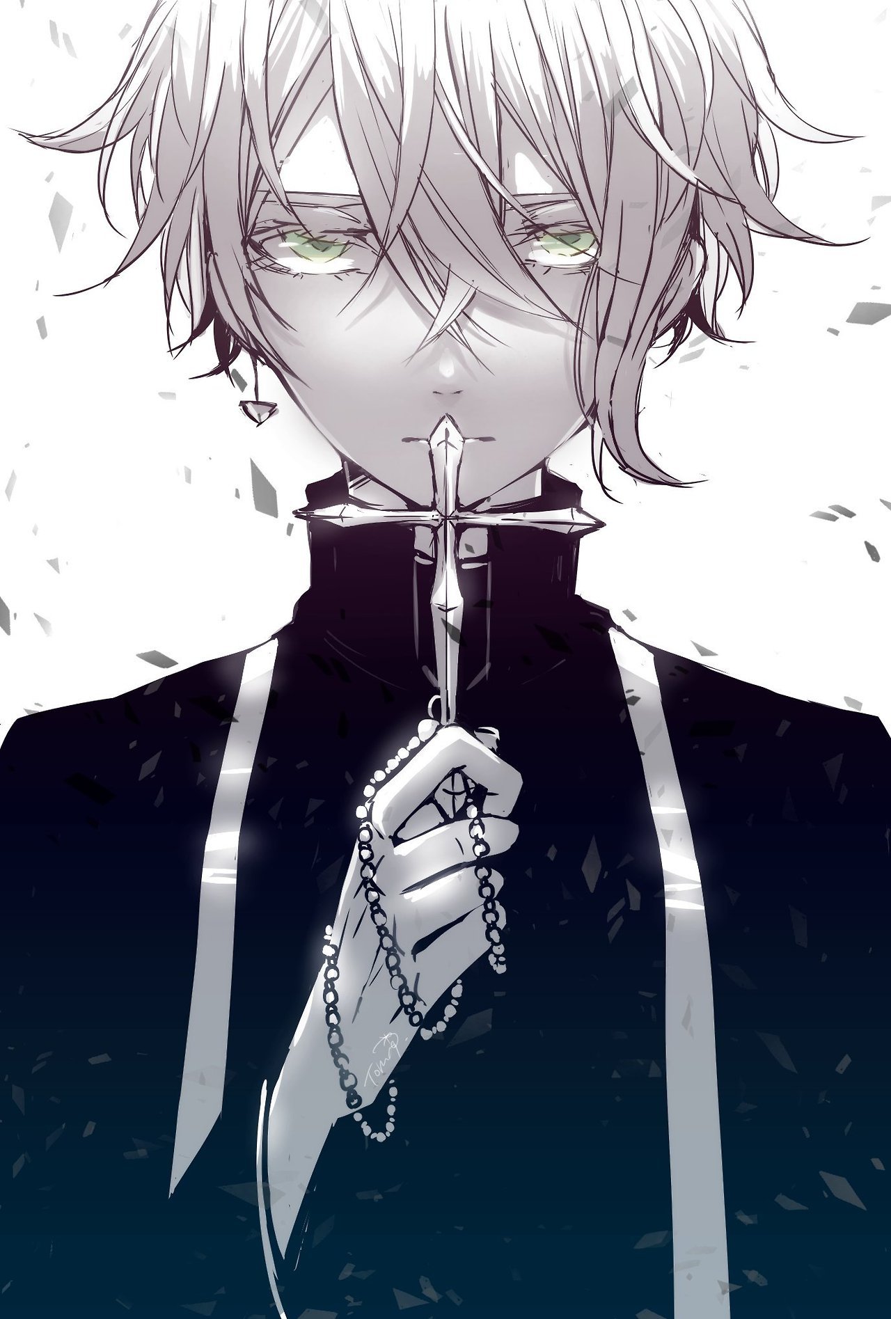 Dice Shinichameleon カソック姿でロザリオをつけた神父天海くん By