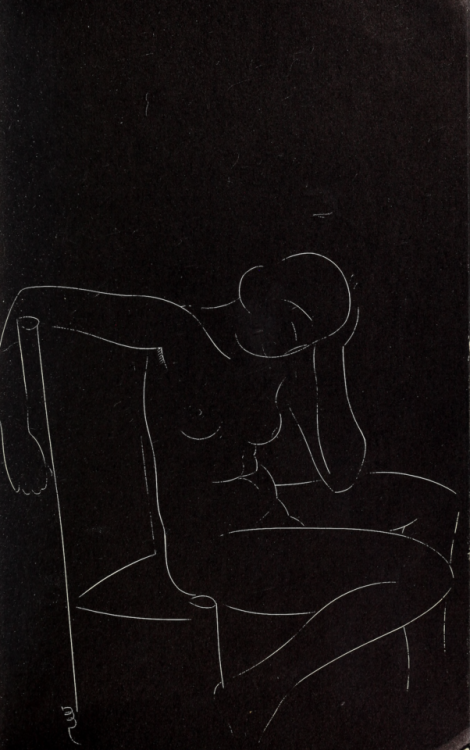 nemfrog:Seated woman. Twenty-five nudes. Eric Gill. 1951.Internet Archive