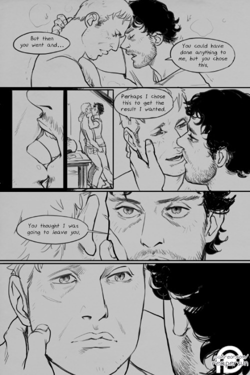 ~Wayfinding on Patreon => Reapersun@Patreon~<-Page 9&10 - Page 11&12 - Page 13&14->Wayfinding  is a post s3 Hannigram story that is being funded through my Patreon;  please consider a signal boost or pledge if you enjoy it. Check