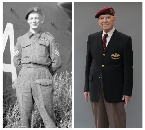 corsetmakersotherhalf: audreysparkle:   ed-pool:  Photos of Normandy Veterans, then and now via Buzzfeed   @khakicolonel   Proper hero’s 