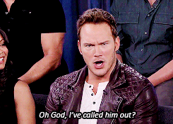 Chris Pratt talking about his text he sent to Dave Bautista challenging him to a wrestling match.