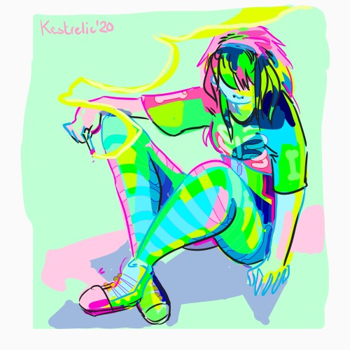 day 1 - heterochromiaday 3 - 2000′s alt fashion