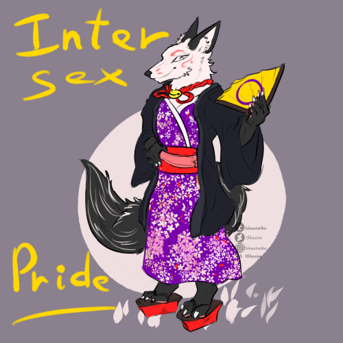 Intersex Pride - Pride month day 9Pride month day 9! Intersex pride with OishiHonestly the flag is a