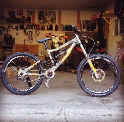 powslayer:  James Doerfling’s Rampage machine. Knolly Podium w/CCDB Air Suntor RUX werx I’m betting 