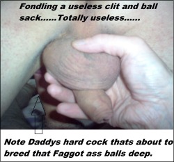 faggotlover:  Sherry a smooth mature totally bottom Faggot for Real Men to empty ones balls in………………….