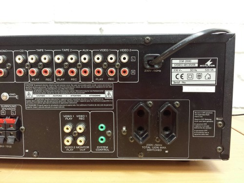 Monacor DSR-2000 Dolby Surround Receiver, 1990s(?)