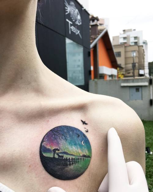 horsyunicorn: wnq-writers: Stunning Dreamlike Circular Tattoos by Eva Krbdk Istanbul-based artist Ev