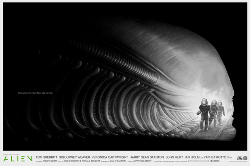 brokehorrorfan:Mondo will celebrate Alien’s 40th anniversary with a new screen print by Phantom City