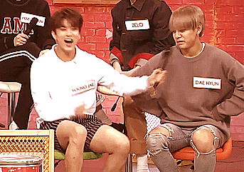 anna-something: Yoo Youngjae laughing hysterically for anonymous ♡