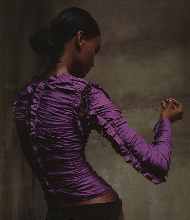 bleachyourself: Liya Kebede by Steven Meisel