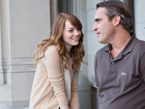 allaboutmosca:  entertainingtheidea:  First look at Emma Stone and Joaquin Phoenix in Woody Allen’s 