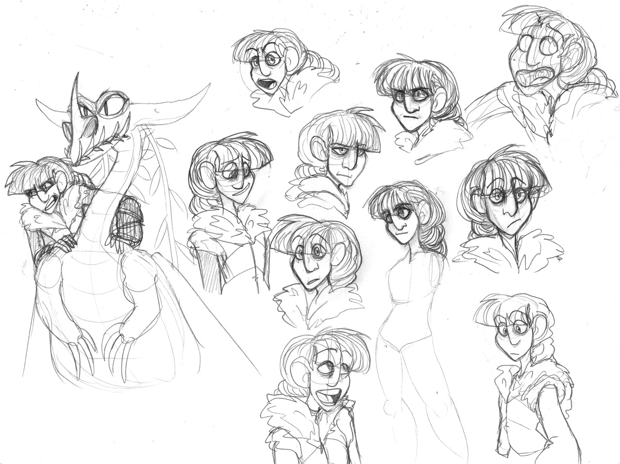 Sketch Dump with faces