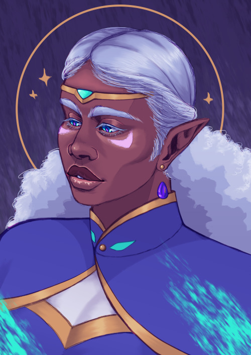 Princess Allura(ID under the cut)[ID:A portrait of Princess Allura from Voltron: Legendary Defender.