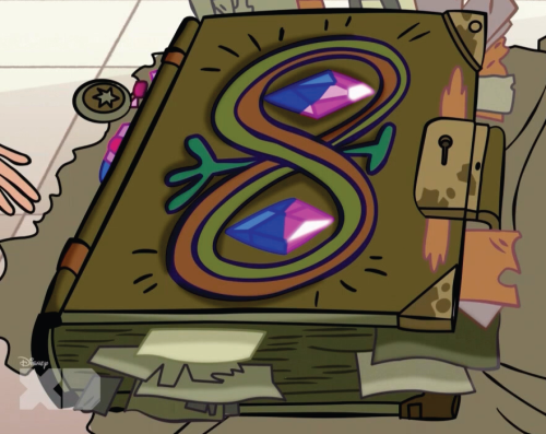 notnights:  honesthypocrite:  In Star vs. the Forces of Evil her magic book has a glossary and helper called Glosseryck, who has six fingers on his hands.  The journals in Gravity Falls are filled with arcane entries on magic written by an author with