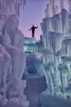 King of the realm (manmade “ice castle”,