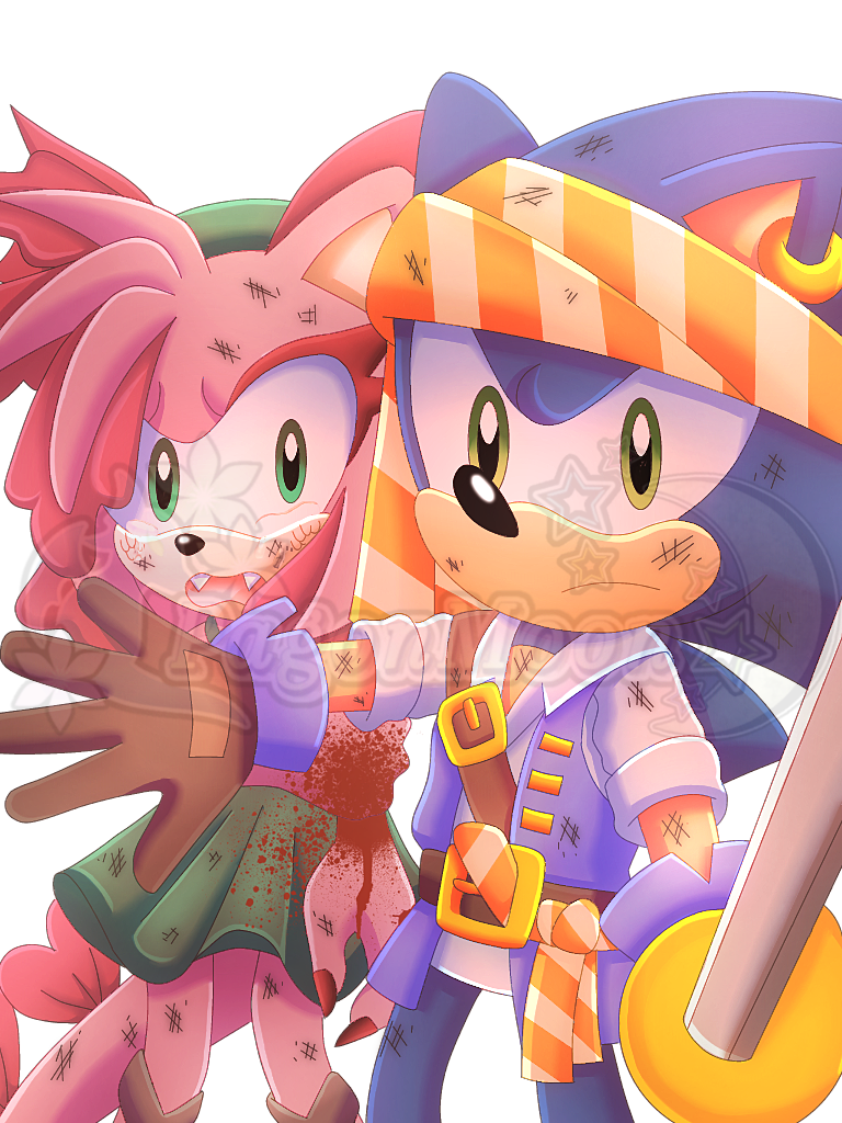 Sonamy/Silvaze Week 2021! — shiliria: Sonamy week day 4 - Movie Night Amy