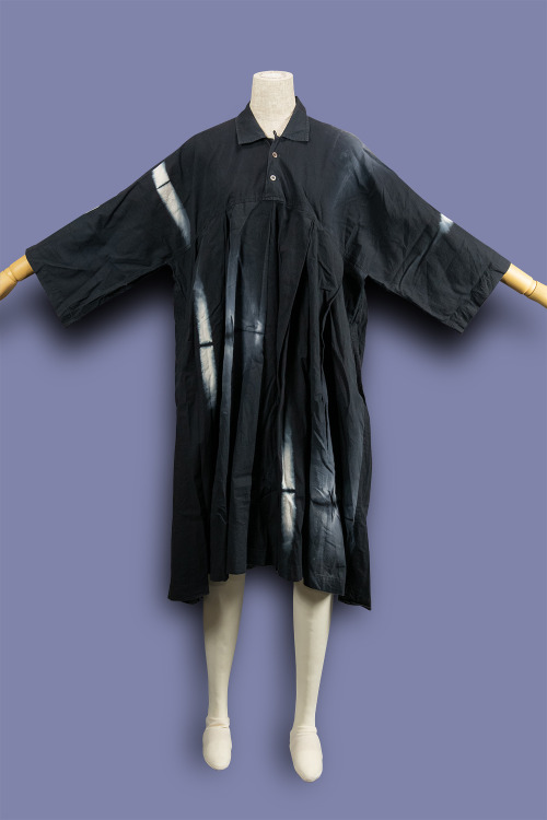 Comme Des Garcons 1980s hand dyed dress.