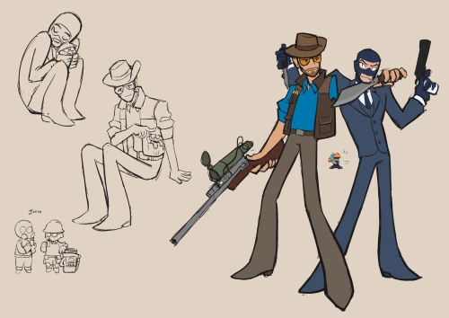 I have recently been indulging in some tf2 nostalgia n i miss these guys a whole bunch  