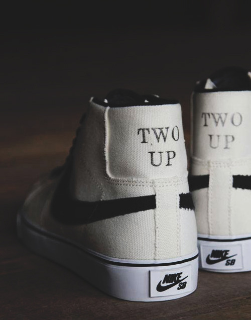 niceleak:  NICELEAK: Nike SB Zoom Blazer Mid Canvas “Two Up” by Nick Boserio