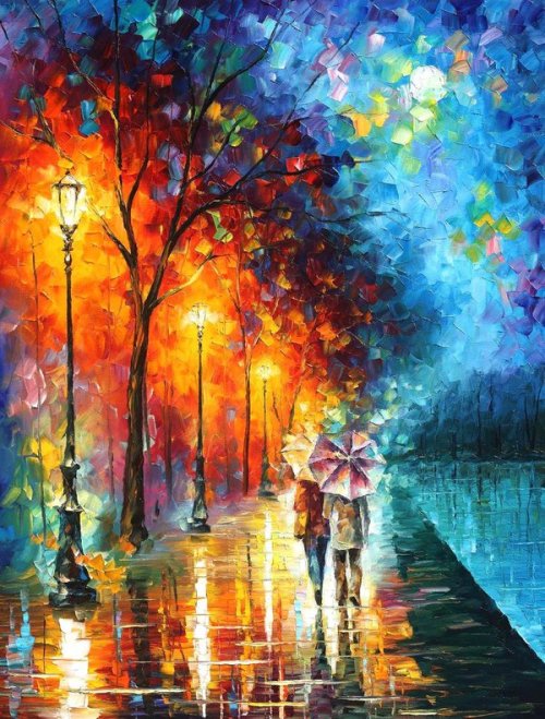 Gorgeous colourful paintings by Leonid Afremov / [other link]