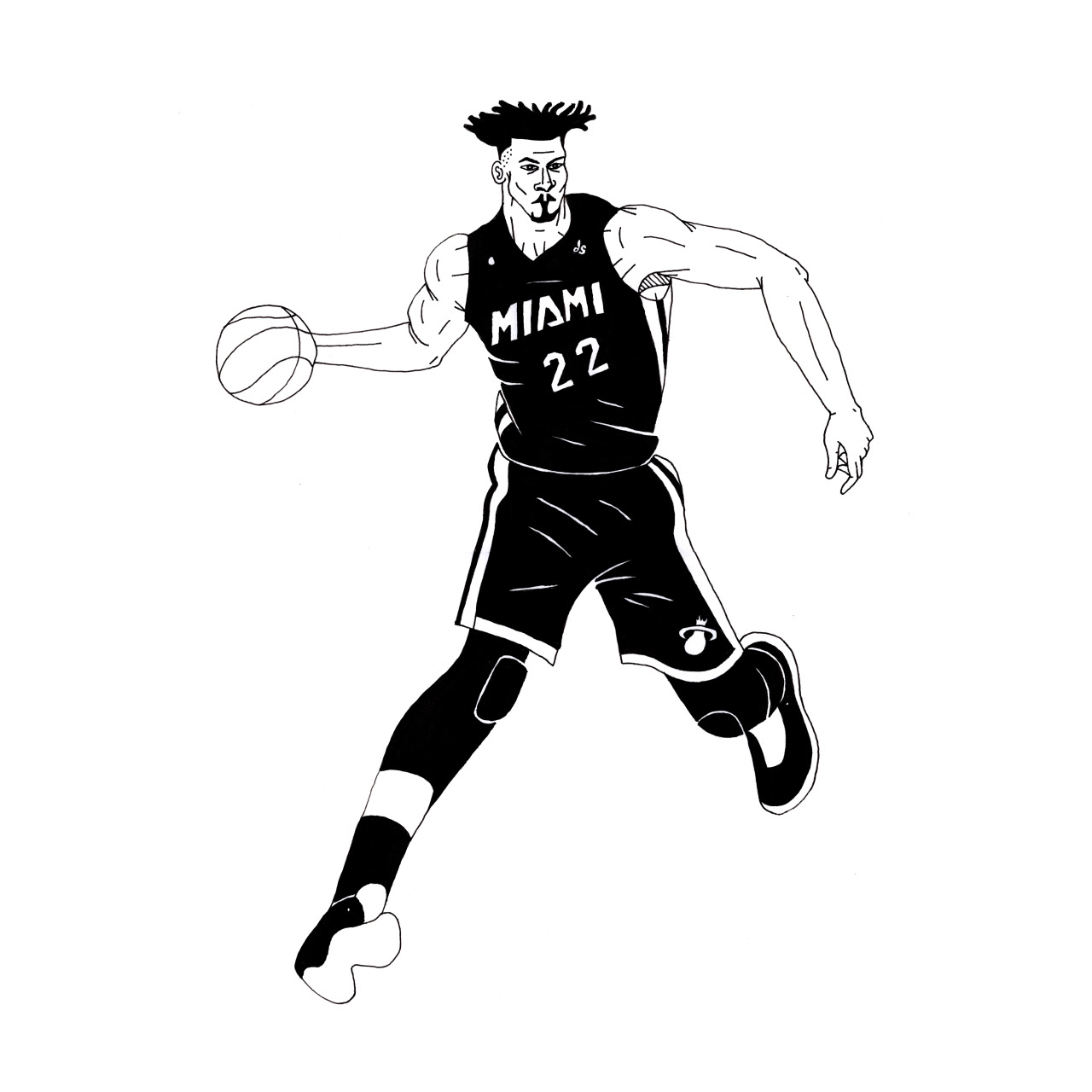 Jimmy Butler Coloring Page