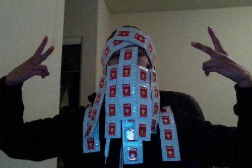 bbossa:  What else would I do with 48 condoms and tape at 3 AM.