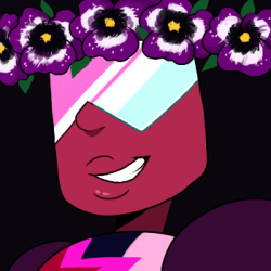 princessharumi:  Steven Universe Flower Crown Icons Part 3 And here are the Fusion gems &lt;3 I was looking forward to drawing these especially ! I added Garnet in this one too to make them even ~ They are all free to use ! Just please do not repost or