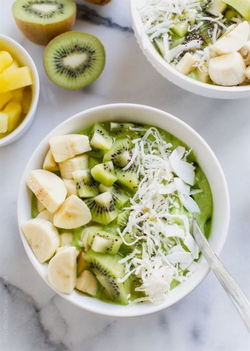 eclecticpandas:green smoothie bowl -recipe
