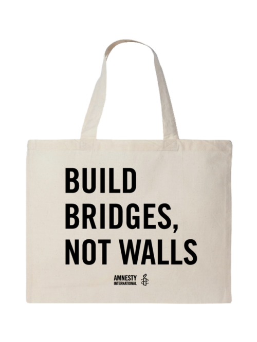 It’s time we build bridges, not walls. #RefugeesWelcome Shop now: http://fal.cn/rUVy